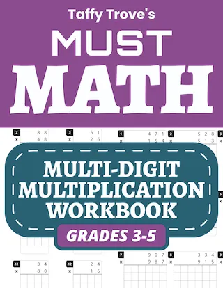 Multi-Digit Multiplication Workbook - Front Cover
