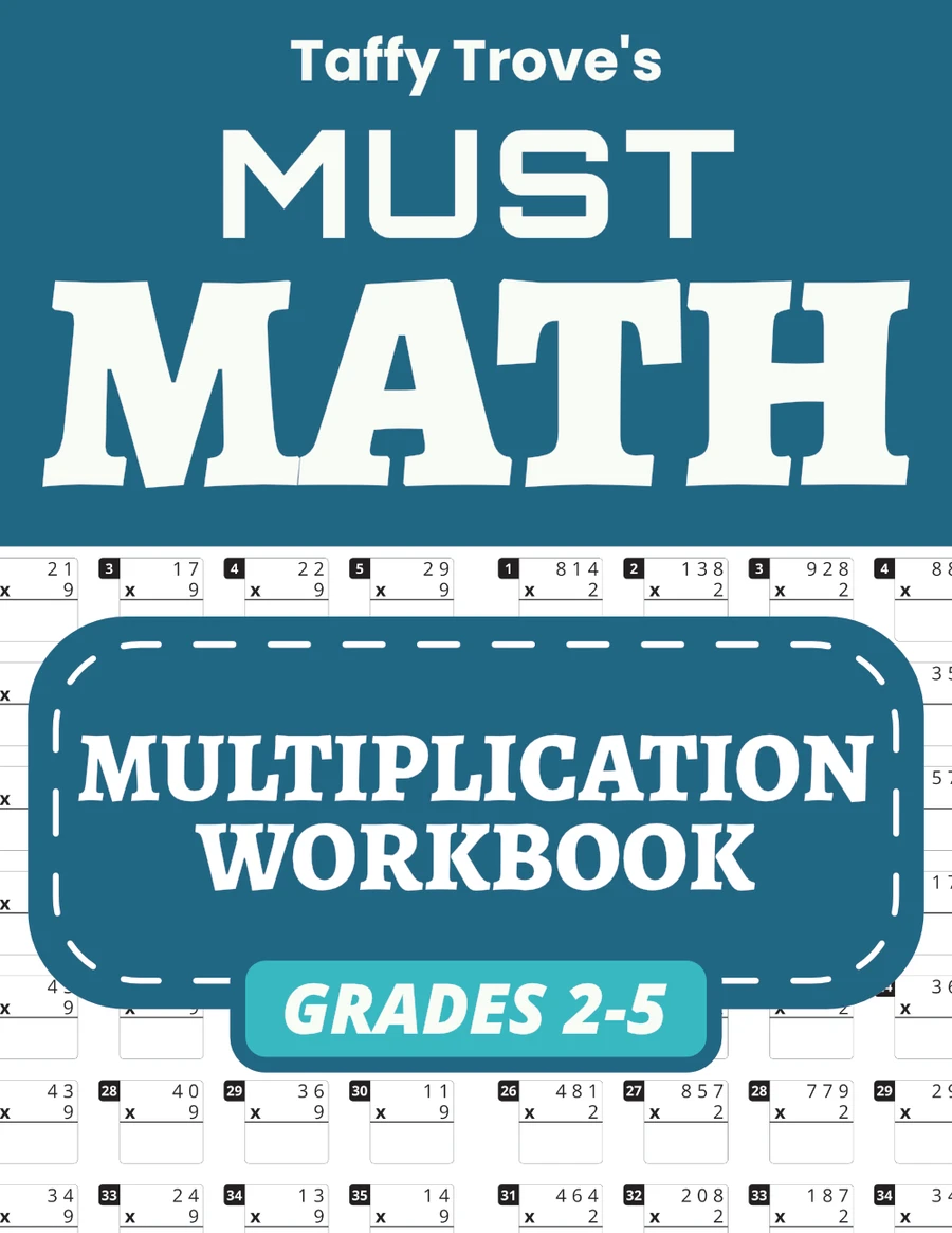 Multiplication Workbook - Front Cover