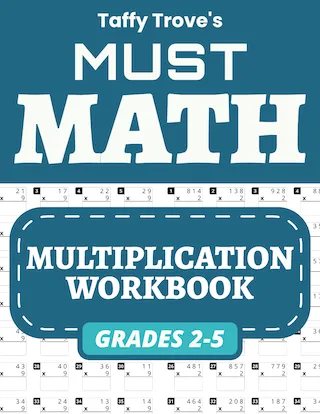 Multiplication Workbook - Front Cover